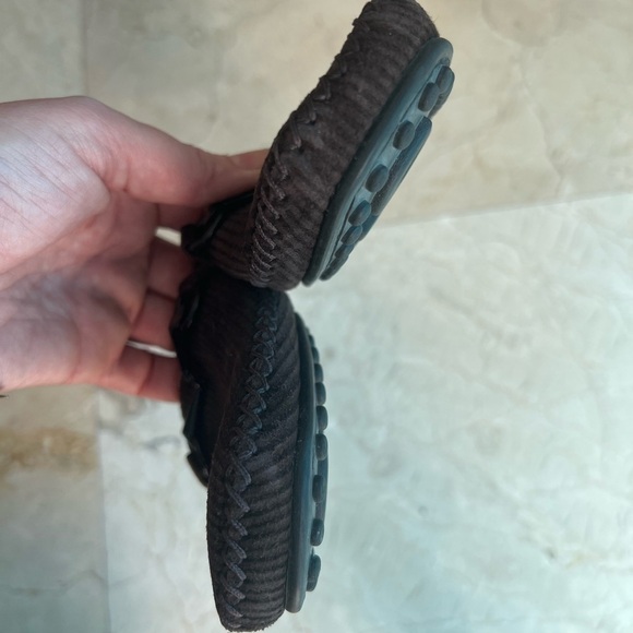 Stuart Weitzman Brown Corduroy Mules - Picture 11 of 15